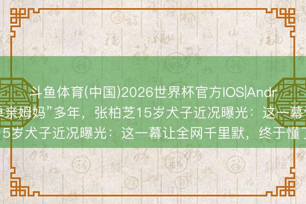 斗鱼体育(中国)2026世界杯官方IOS|Android手机app下载 被嘲“单亲姆妈”多年,张柏芝15岁犬子近况曝光:这一幕让全网千里默,终于懂了